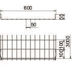 OBO GRM 55 600 FT Gitterrinne GRM 