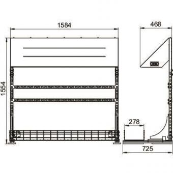 OBO WRR F1500 Wechselrichterrahmen 