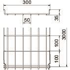 OBO GRM 35 300 G Gitterrinne GRM 