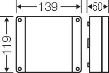 HENS Abzweigkasten 2,5qmm leer    DP9220 