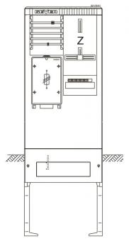 ABN Zähleranschlusssäule 1ZP    SZ175HH1 