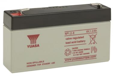 Yuasa Bleiakku 6V 1,2Ah NP1.2-6  NP1.2-6 