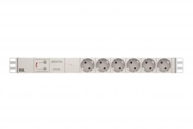 Bachmann 19" 1HE GVS 6xSchuko   333.402 