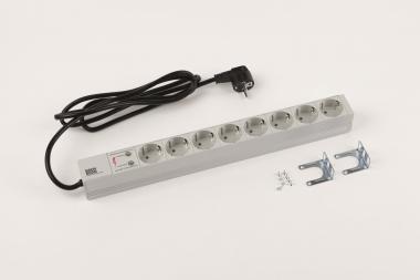 Bachmann 19" 1HE 8xSchuko mit 333.404 