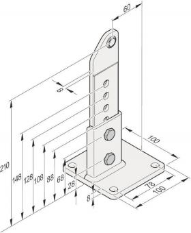 Sommer Torpfostenbeschlag   S10759-00001 