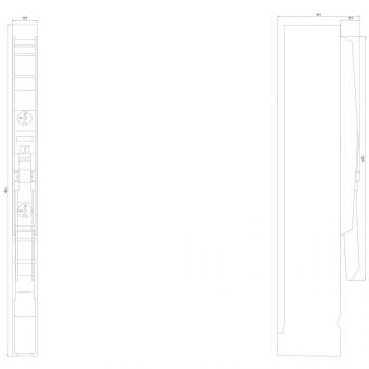 Siemens 3NJ41033BF01 Lasttrennleiste 3p 