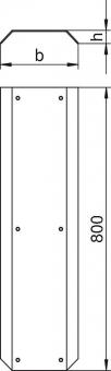 OBO AIKA D 25040 Blinddeckel 