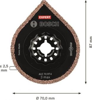 Bosch EXPERT AVZ 70 RT4 3 max 2608902055 