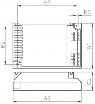 PHIL EVG HF-P 2x22-42W 220-240V 91399930 