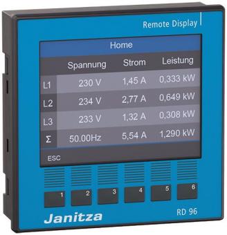 Janitza Remote Display RD 96 