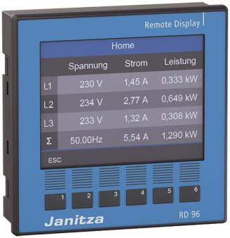 Janitza Remote Display RD 96 