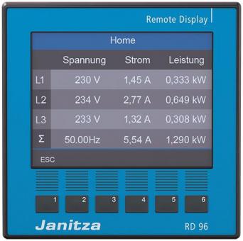 Janitza Remote Display RD 96 