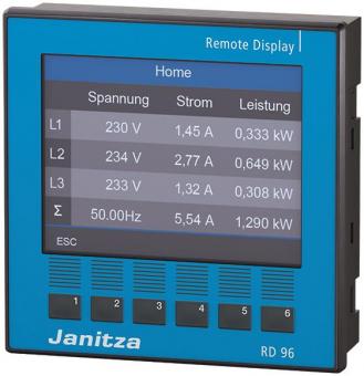 Janitza Remote Display RD 96 