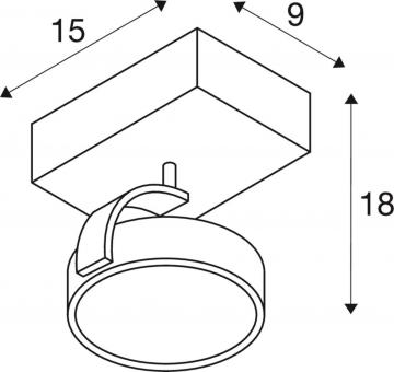 SLV KALU 1 QPAR111 Wand-und      1000702 