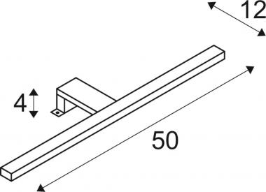 SLV DORISA LED Spiegelleuchte    1000780 
