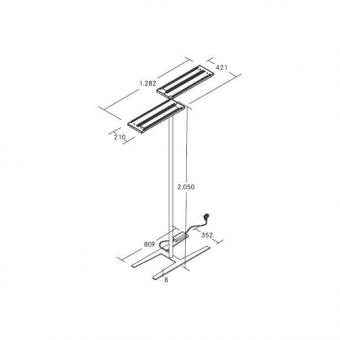 Brumberg LED-Stehleuchte      77442184AI 