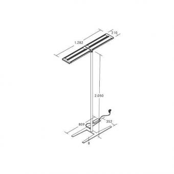 Brumberg LED-Stehleuchte      77422174MS 