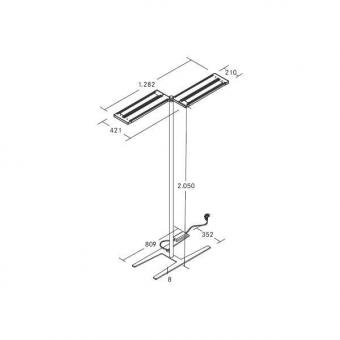 Brumberg LED-Stehleuchte      77432184AI 