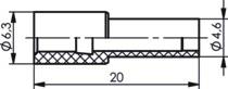 TG KNICKSCHUTZTUELL SW IDX   B00080A0002 