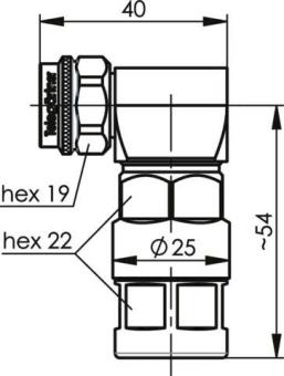 TEGA N-Winkelstecker Simfix  J01020B0044 