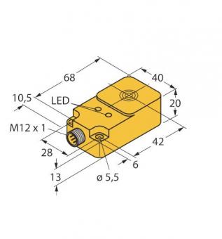Turck Induktiver   BI15U-Q20-AP6X2-H1141 
