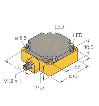 Turck Induktiver  NI75U-CP80-AP6X2-H1141 
