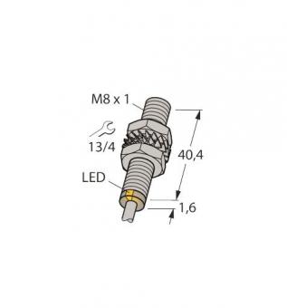 TURCK Induktiver Sensor BI1,5U-EG08-AP6X 