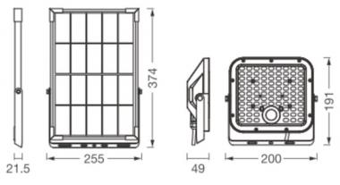 Ledvance Endura Flood Split Solar Sensor 