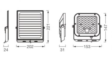 Ledvance Endura Flood Split Solar Sensor 