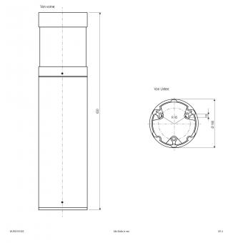 EVN LED-Pollerleuchte anthr. WLR63101502 