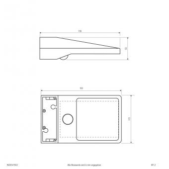 EVN LED Solar Wandleuchte IP54 WAS541502 
