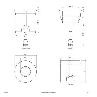 EVN LED Bodeneinbau -rund       44159902 