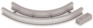 Unex Flachbogen 90  lichtgrau   67327-04 