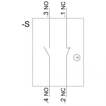 Siemens 3SU11000AB101FA0 Drucktaster 