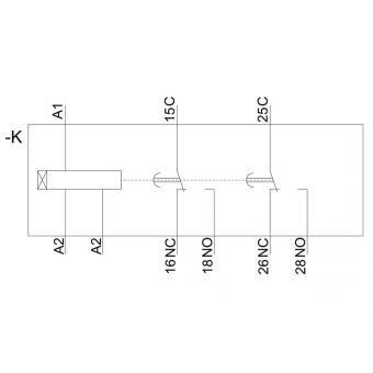 Siemens 3RP25251BW30 Zeitrelais elektr. 