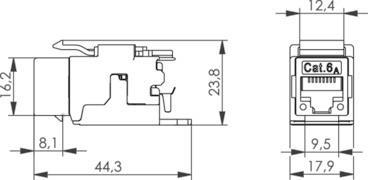 TG AMJ-Modul K Cat6A         J00029K0036 