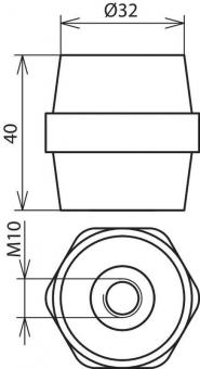 DEHN Isolator für Pa-Schiene      472210 