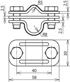 DEHN Trennklemme 6-10qmm          459119 