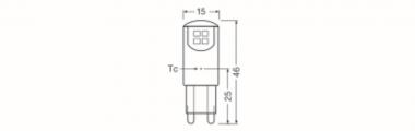 LEDV LED Stiftsockel 1,9-20W/827 200lm 