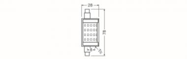 LEDV LED Stablampe 9,5-75W/827 1055lm 