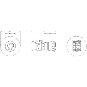 Siemens NOT-HALT Pilz 3SU1152-1HB20-3PF0 