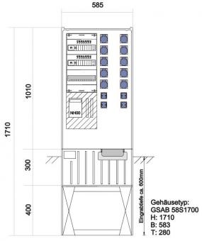 GSAB Festplatzvert.      58S17FP10CE164S 