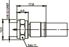 TEGA F-Kabelstecker HDTV     J01600A0006 