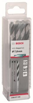 Bosch   HSS-Spiralbohrer PointTeQ 7,8 mm 