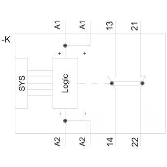 Siemens Koppelrelais 1S+1Ö 3RQ1000-1EB00 