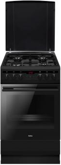 Amica SHEG904000SM matt-sw Kombi-Gasherd 