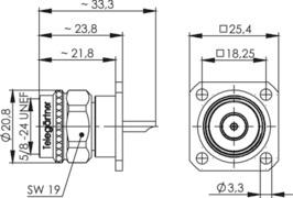 TEGA N-Flanschttecker Löt    J01020D0032 