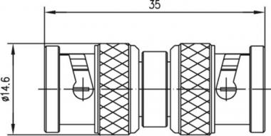 TG BNC Kupplung UG 491 50    J01004A0806 