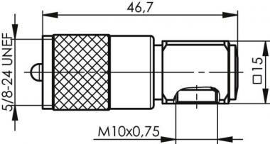 TG UHF-NormkopfStecker Ag/Ni J01040B1200 