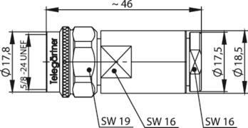 TG N-Kabelstecker 50 Ohm G37 J01020A0156 